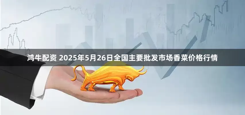 鸿牛配资 2025年5月26日全国主要批发市场香菜价格行情